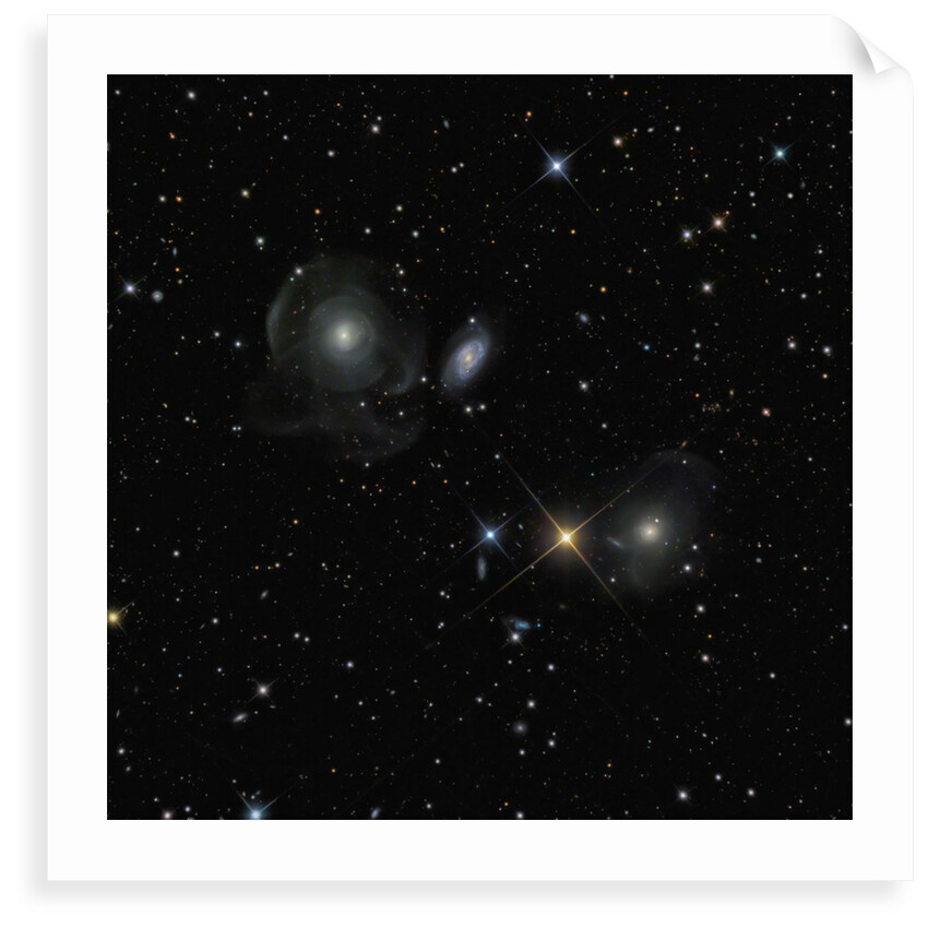 Shell Galaxies (NGC474 and NGC467) by Marco Lorenzi