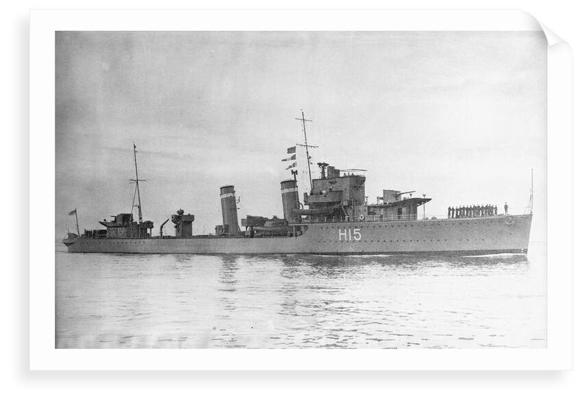 Destroyer HMS 'Esk' (1934) by unknown
