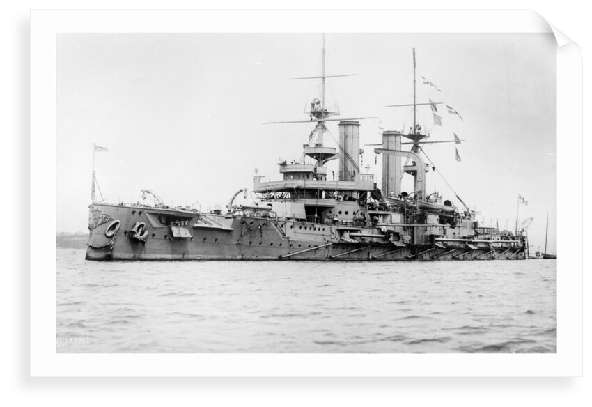 Battleship HMS 'Triumph' (1903) by unknown