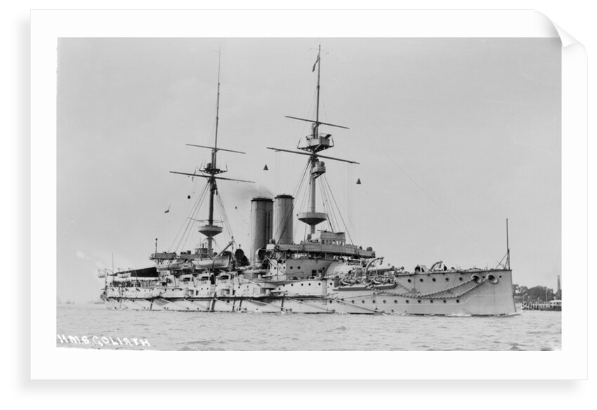 Battleship HMS 'Goliath' (1898) by Unknown