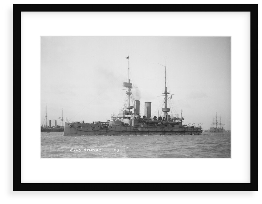 Battleship HMS 'Bulwark' (1899) by unknown