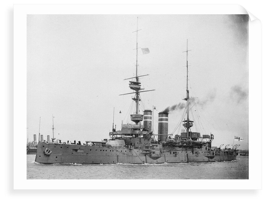 HMS 'Queen' (1902) battleship by unknown