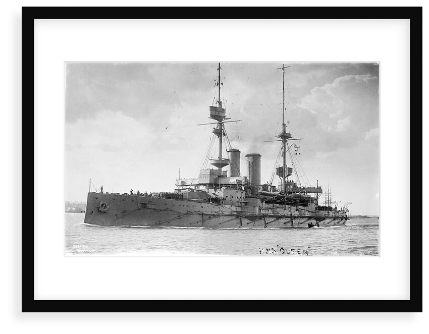 HMS 'Queen' (1902) battleship by unknown