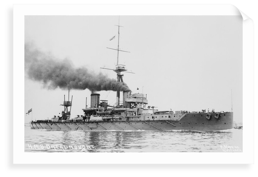 HMS 'Dreadnought' (1906) by Unknown