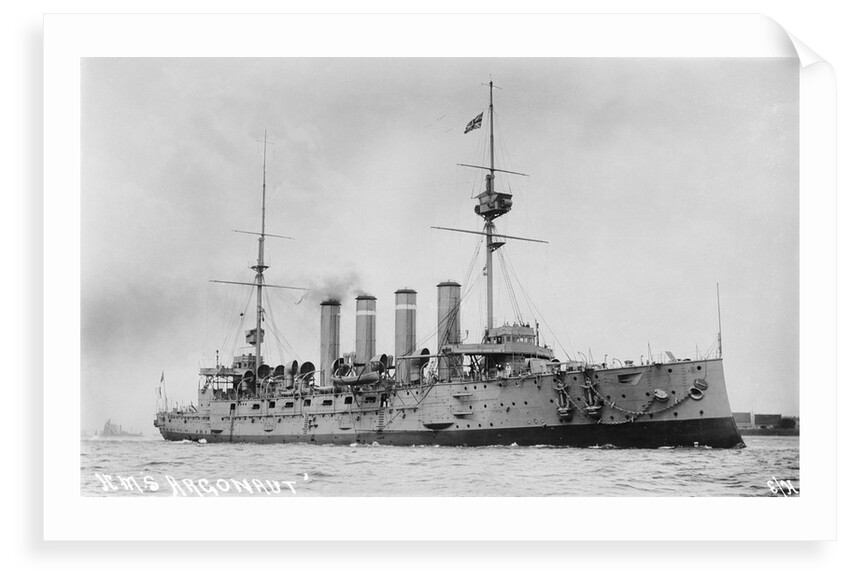 Photograph of the ship HMS 'Argonaut' in 1910 by Unknown