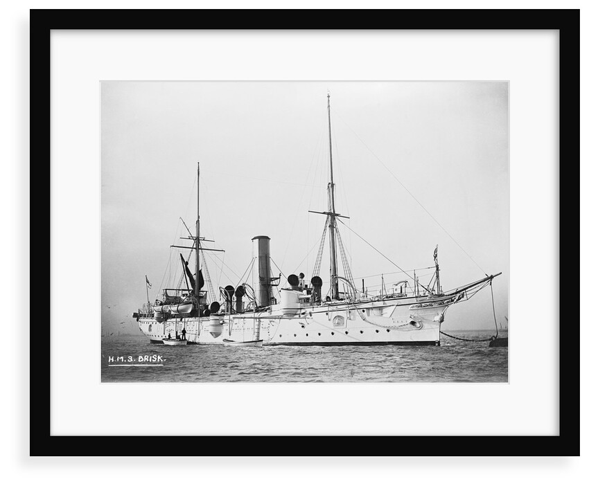 Torpedo cruiser HMS 'Brisk' (1886) by Unknown