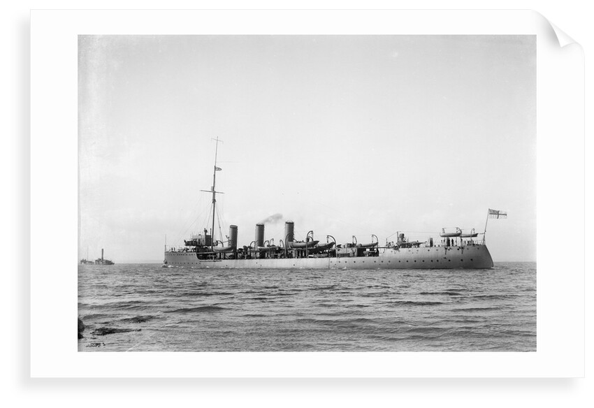 Scout cruiser HMS 'Foresight' (1904) by Anonymous
