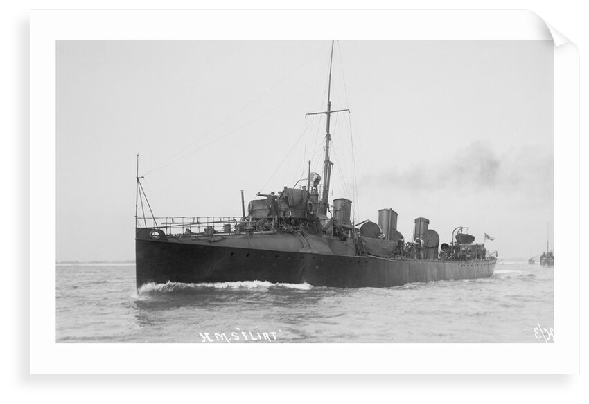 Torpedo boat destroyer, HMS 'FLIRT' (1897) by unknown