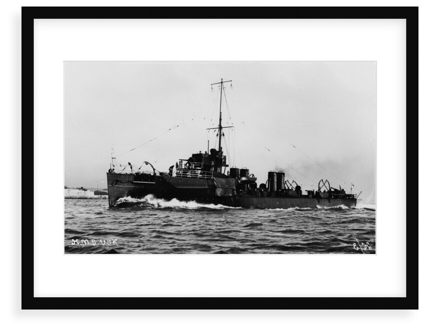 Torpedo boat destroyer HMS 'Usk' (1903) by unknown