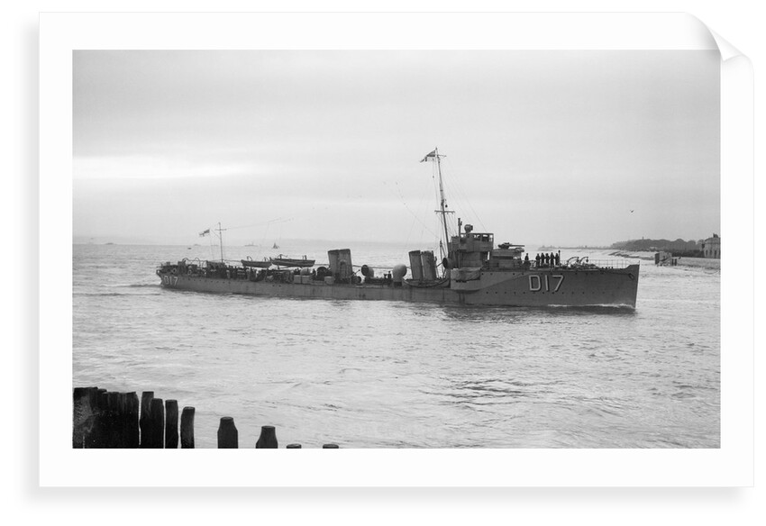 Torpedo boat destroyer HMS 'Cherwell' (1903) by unknown