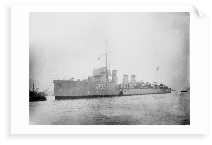 Destroyer HMS 'Melampus' (1914) by unknown