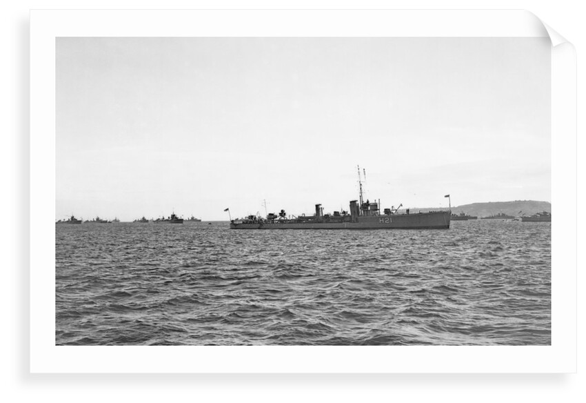 Destroyer HMS 'Scimitar' (1918), pendant H21 by unknown