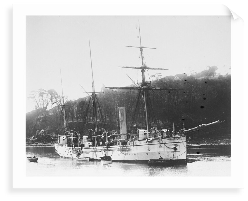 Composite screw gunboat HMS 'Pigeon' (1888) by unknown