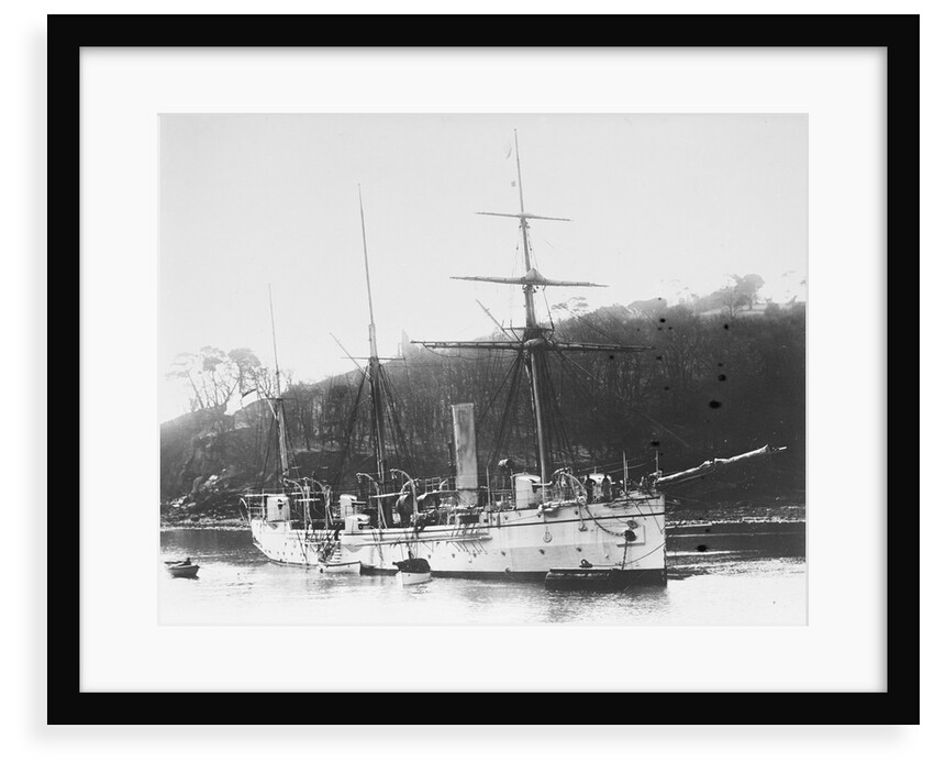 Composite screw gunboat HMS 'Pigeon' (1888) by unknown