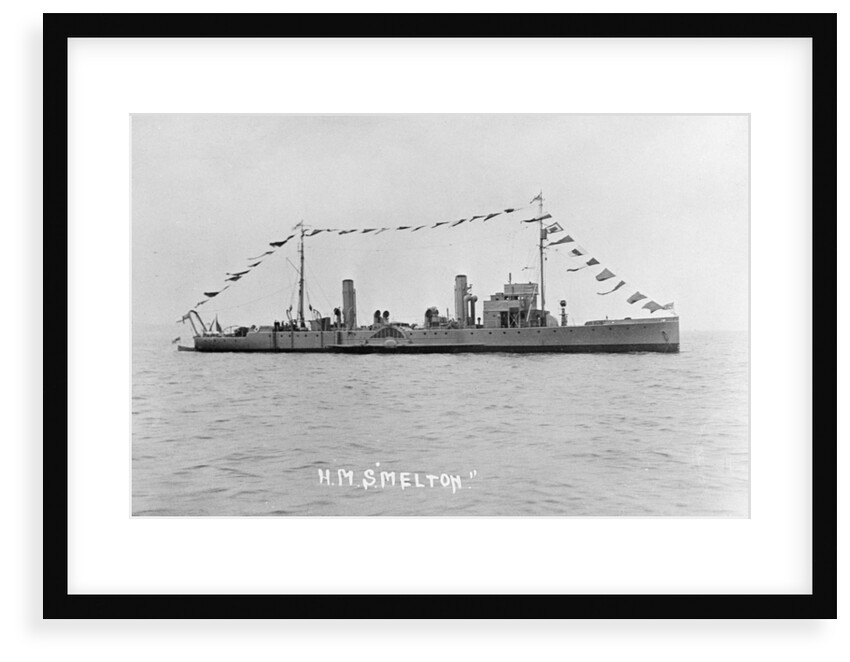 Photograph of the paddle minesweeper HMS 'Melton' 1924, Richard Perkins Collection by unknown