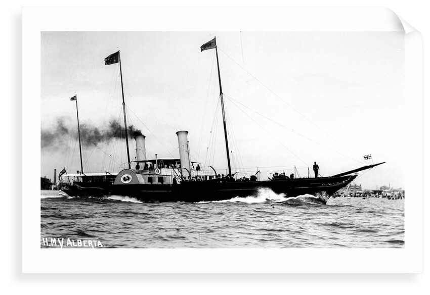 Royal yacht HMS 'Alberta' (GB, 1863) by unknown