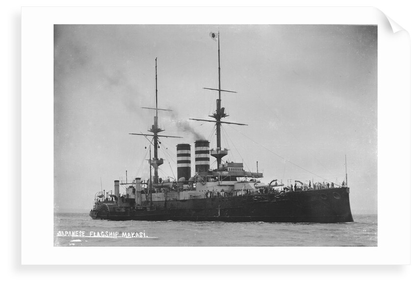 Japanese battleship HIJMS 'Mikasa' (1900) by unknown