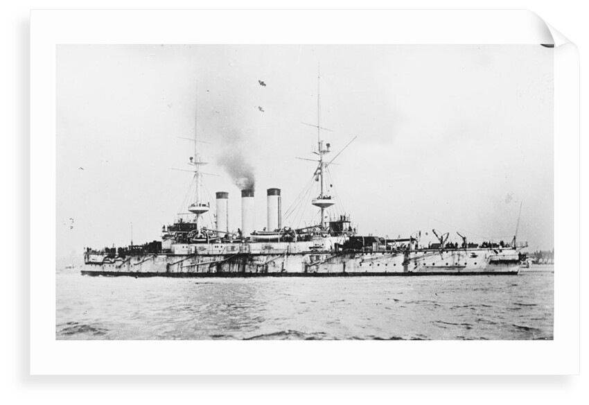Japanese battleship HIJMS 'Shikishima' (1898) by unknown