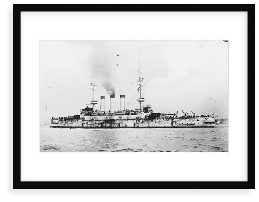 Japanese battleship HIJMS 'Shikishima' (1898) by unknown