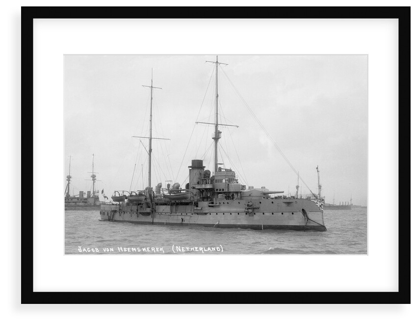 Coast defence battleship 'Jacob van Heemskerck' (Ho, 1906) by unknown