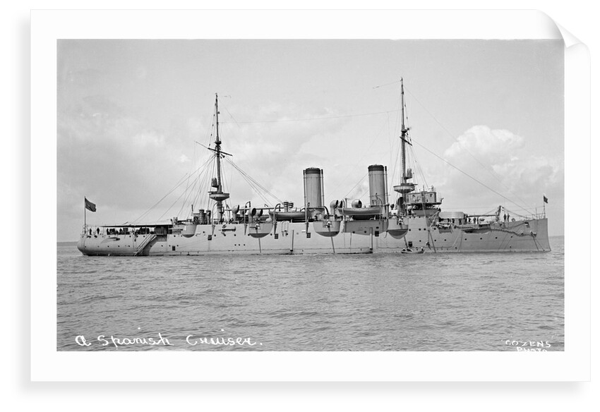 Armoured cruiser 'Princesa de Asturias' (Sp, 1896) by unknown