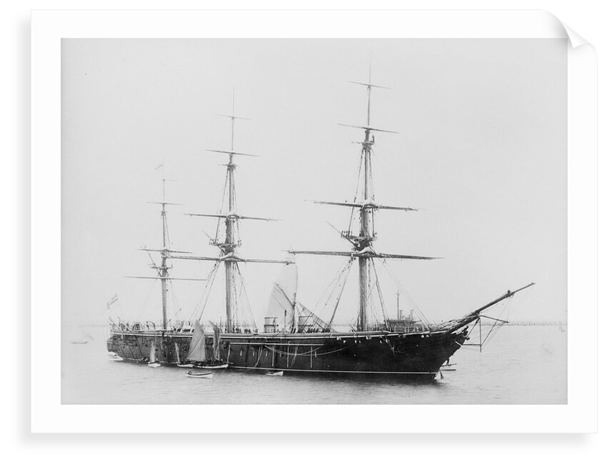 Armoured broadside ship HMS 'Warrior' (1860) by unknown
