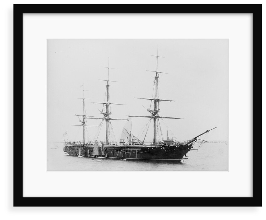 Armoured broadside ship HMS 'Warrior' (1860) by unknown