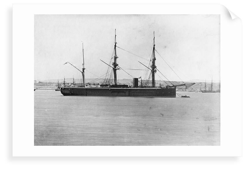 HMS 'Vanguard' (1870) by unknown