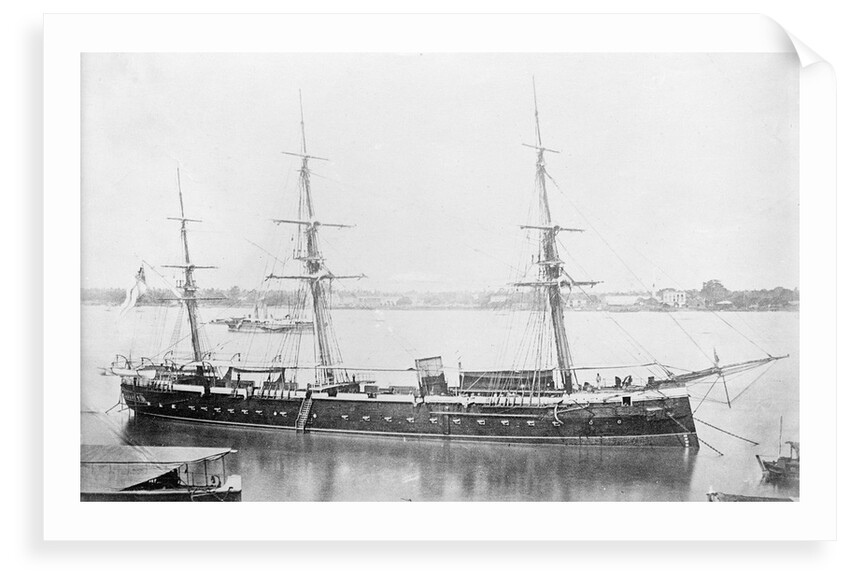 Wooden screw corvette, HMS 'Druid' (1869) by Anonymous