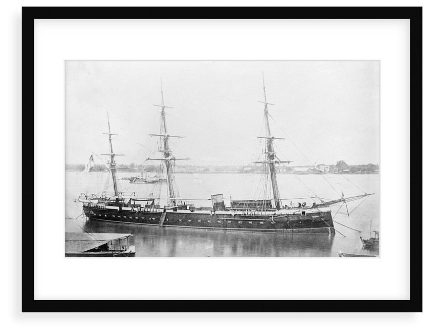 Wooden screw corvette, HMS 'Druid' (1869) by Anonymous