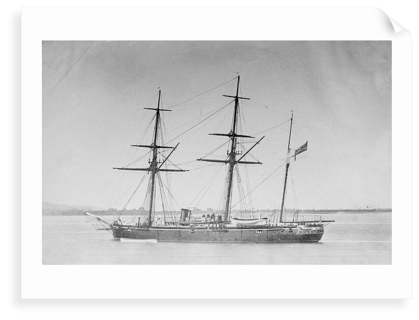 Wooden screw gun vessel HMS 'Woodlark' (1871) by unknown