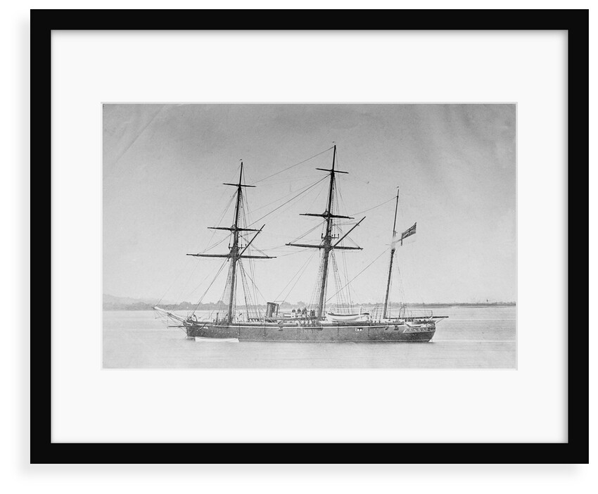 Wooden screw gun vessel HMS 'Woodlark' (1871) by unknown