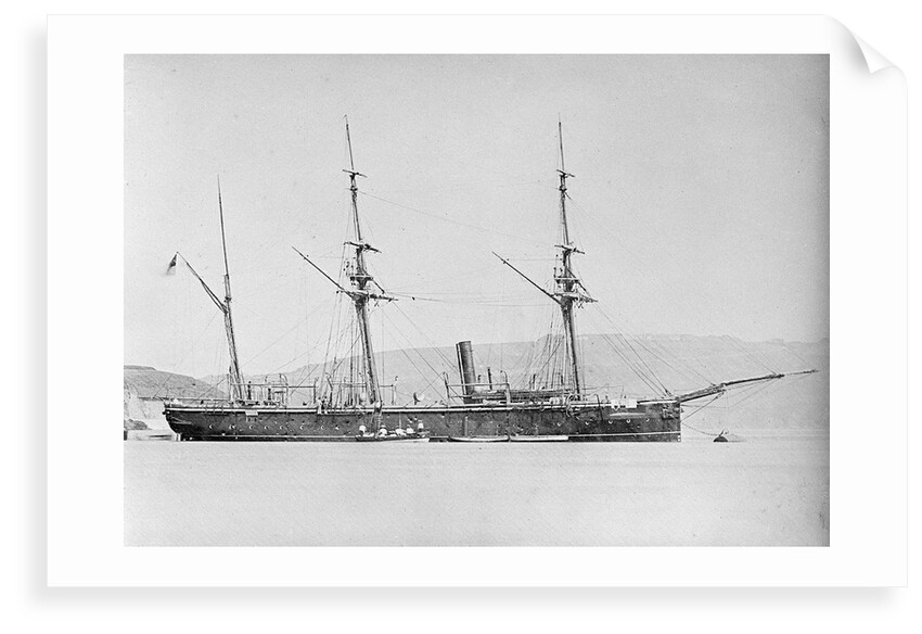 Composite screw gun vessel HMS 'Flamingo' (1876) by unknown