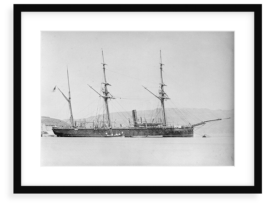 Composite screw gun vessel HMS 'Flamingo' (1876) by unknown