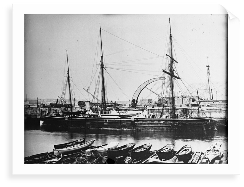 A starboard bow view of 'Waterwitch' (1865) by unknown