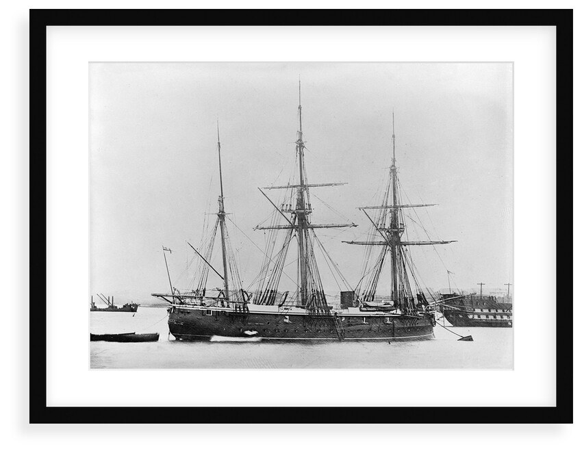 Wooden screw sloop HMS 'Dryad' (1866) by unknown