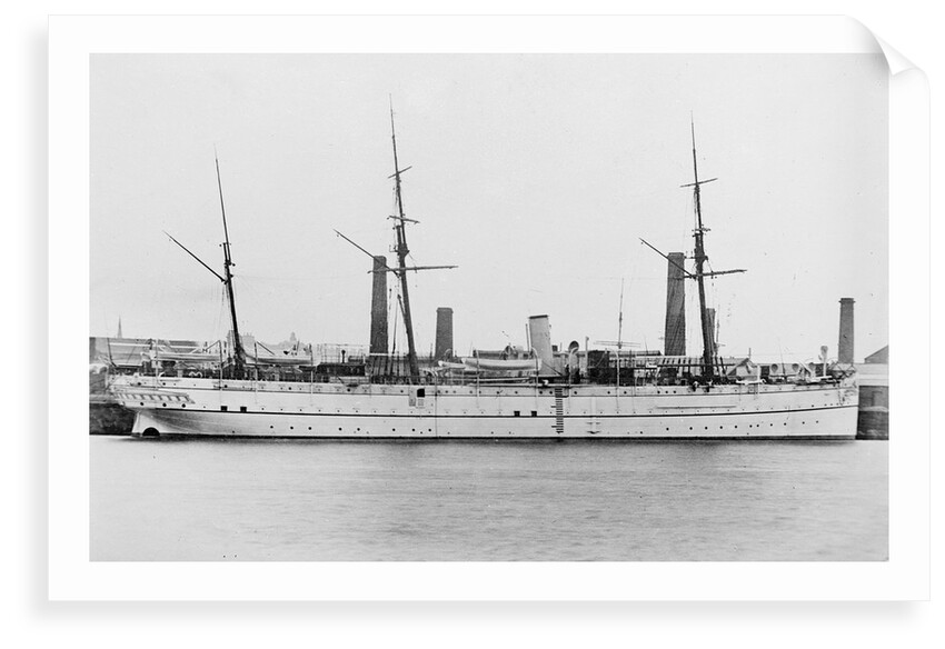 Indian troopship HMS 'Clive' (1882) by unknown