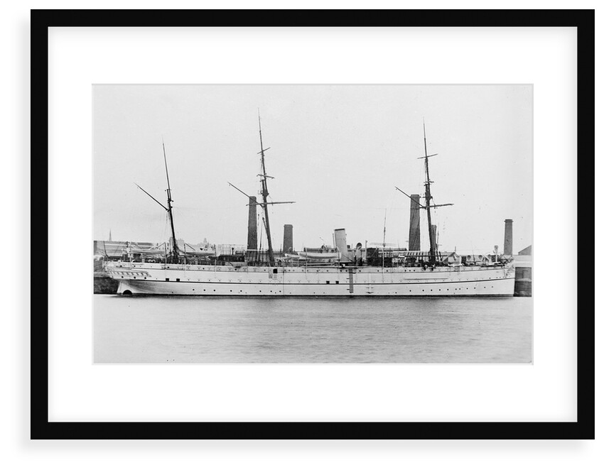 Indian troopship HMS 'Clive' (1882) by unknown
