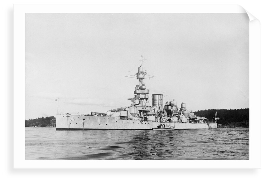 Coast defence battleship 'Gustaf V' (Swe, 1918) by unknown