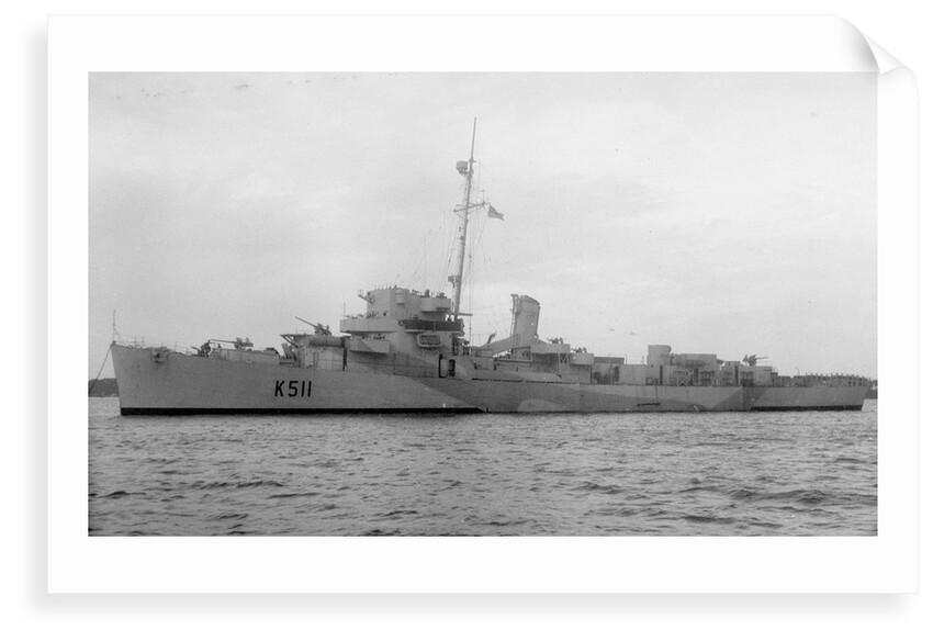 Frigate HMS 'Cranstoun' (1943) by unknown