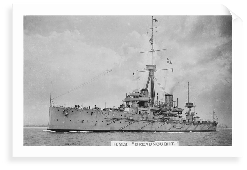 HMS 'Dreadnought' (1906) by Unknown