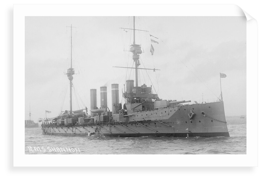 Armoured cruiser HMS 'Shannon' (1906) by unknown