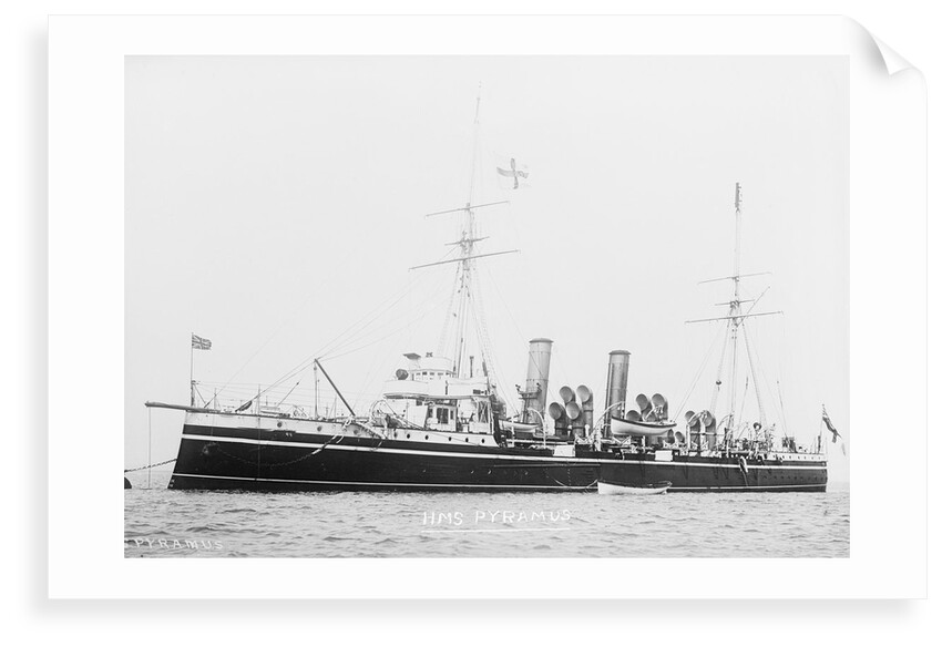 3rd class protected cruiser HMS 'Pyramus' (1897) by unknown
