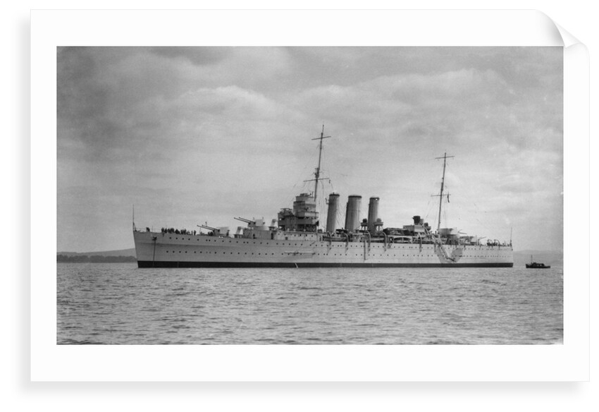 Heavy cruiser HMS 'Shropshire' (1928) by unknown
