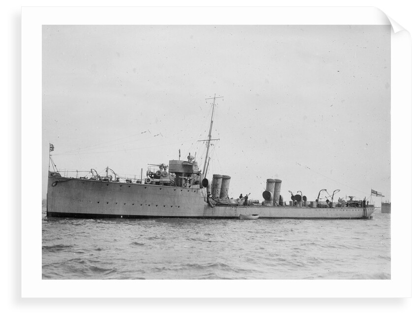 Torpedo boat destroyer HMS 'Wear' (1905) by unknown