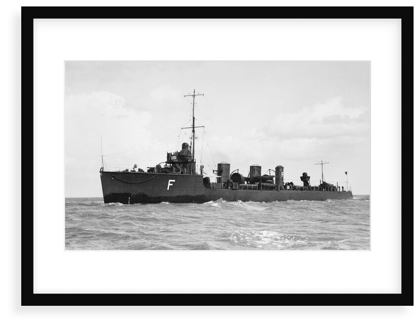 Torpedo boat destroyer HMS 'Afridi' (1907) by unknown