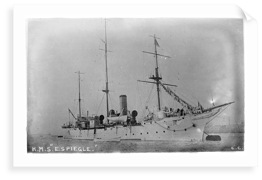 HMS 'Espiegle' (1900) by Unknown