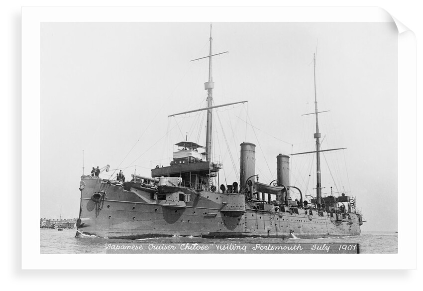 Protected cruiser 'Chitose' (Jp, 1898) by unknown