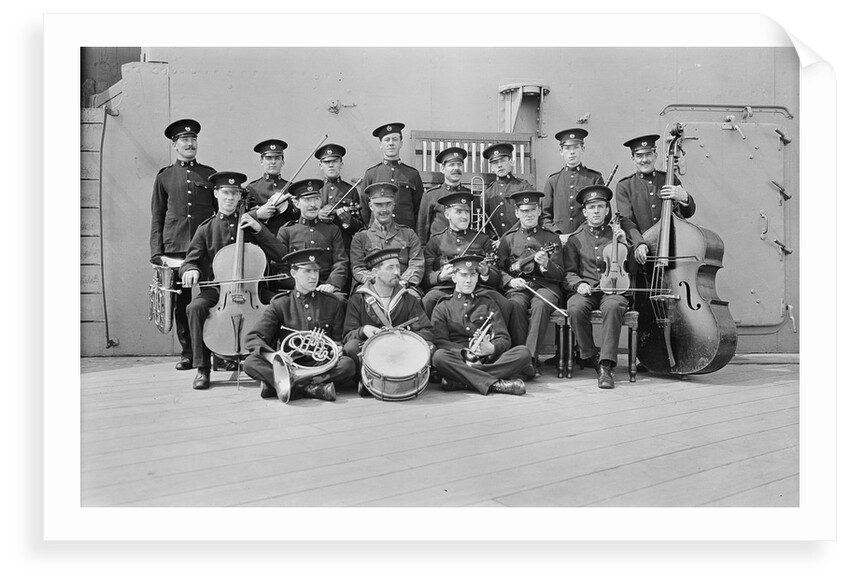 The Ship's Orchestra on HMS 'Queen Elizabeth' (1913) by Commander Viscount Curzon