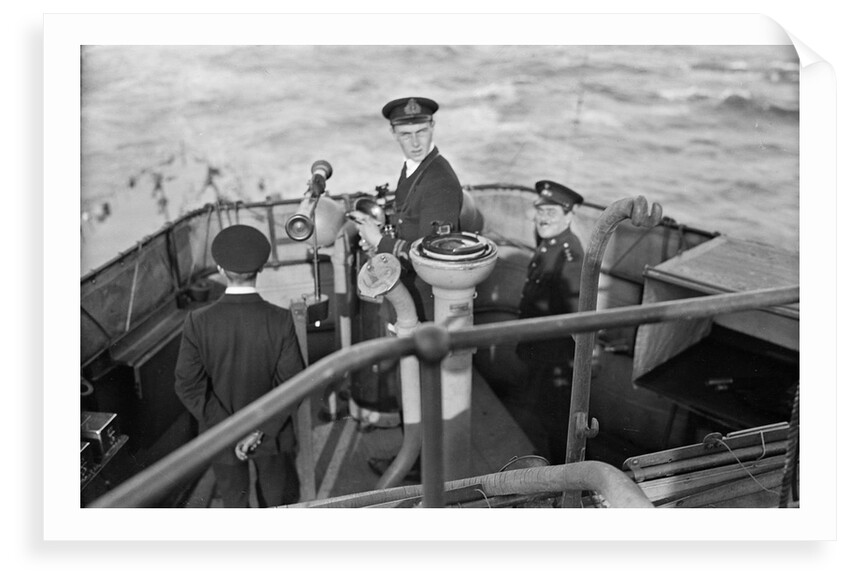 HMS 'Queen Elizabeth' (1913), the compass platform by unknown